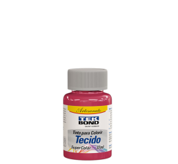 TINTA TECIDO 37ML ROSA BEIJO C/12